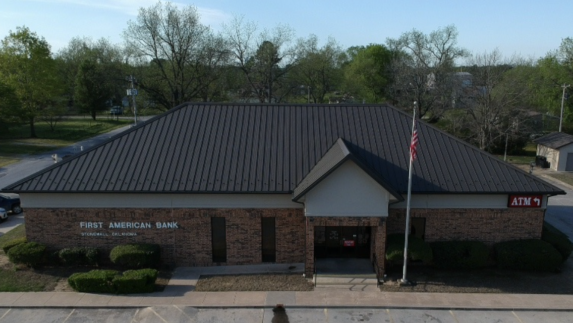 Front side of First American Bank